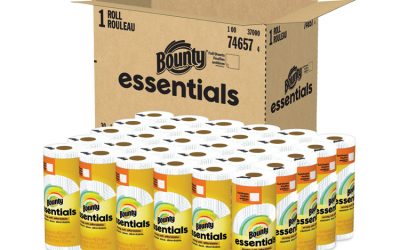 Essentials Kitchen Roll Paper Towels, 2-Ply, 11 X 10.2, 40 Sheets/roll, 30 Rolls/carton