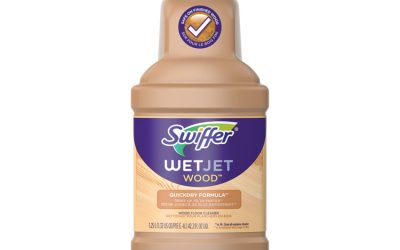 Wetjet System Cleaning-Solution Refill, Blossom Breeze Scent, 1.25 L Bottle, 4/carton