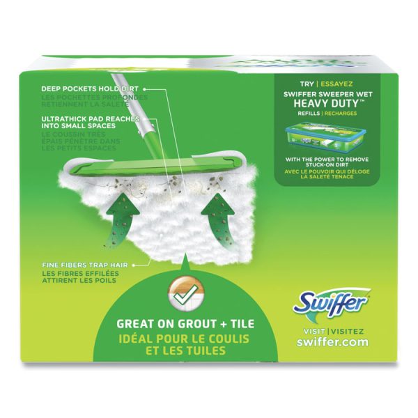 Heavy-Duty Dry Refill Cloths, 10.3 x 7.8, White, 20/Pack, 4 Packs/Carton - Image 3