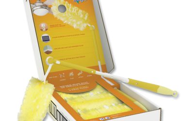 Heavy Duty Dusters Starter Kit, Handle Extends To 3 Ft, 1 Handle With 12 Duster Refills