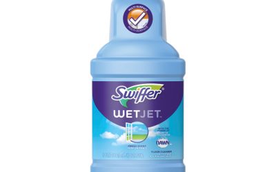Wetjet System Cleaning-Solution Refill, Fresh Scent, 1.25 L Bottle, 4/carton