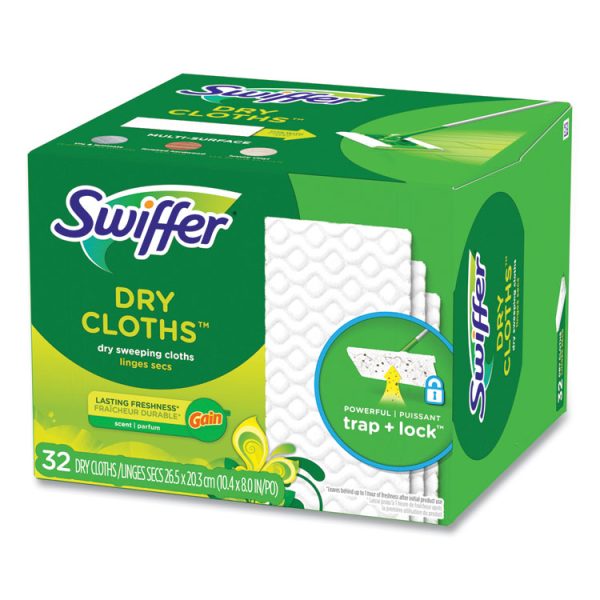 Dry Refill Cloths. 8 x 10.4, White, 32 Box, 4 Boxes/Carton - Image 4