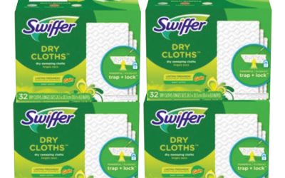 Dry Refill Cloths. 8 x 10.4, White, 32 Box, 4 Boxes/Carton