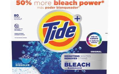 Laundry Detergent With Bleach, Tide Original Scent, Powder, 144 Oz Box, 2/carton