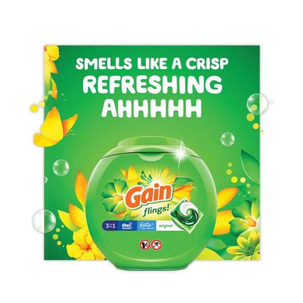Flings Detergent Pods, Orginal, 81 Pods/Tub - Image 8