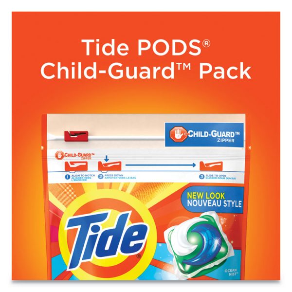 Pods, Laundry Detergent, Clean Breeze, 35/pack, 4 Pack/carton - Image 5