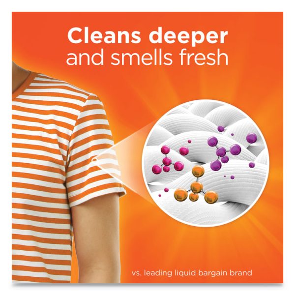 Pods, Laundry Detergent, Clean Breeze, 35/pack, 4 Pack/carton - Image 3