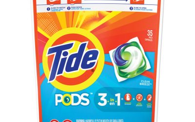 Pods, Laundry Detergent, Clean Breeze, 35/pack