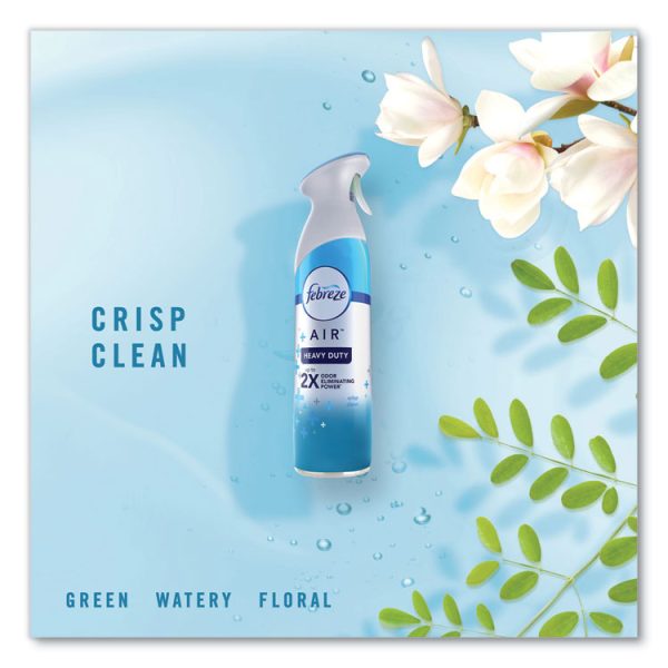 Air, Heavy Duty Crisp Clean, 8.8 Oz Aerosol Spray, 6/carton - Image 3