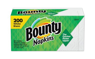 Quilted Napkins, 1-Ply, 12 1/10 X 12, White, 200/pack, 8 Pack/carton