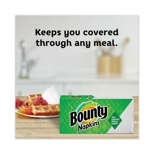 Quilted Napkins, 1-Ply, 12 1/10 X 12, White, 200/pack, 8 Pack/carton - Image 4
