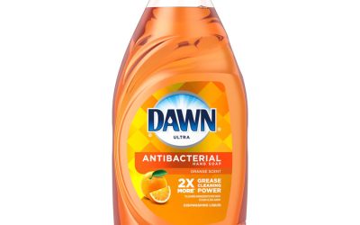 Ultra Antibacterial Dishwashing Liquid, Orange Scent, 28 Oz Bottle, 8/carton