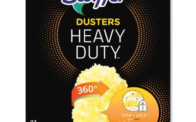 Heavy Duty Dusters Refill, Dust Lock Fiber, 2″ X 6″, Yellow, 33/carton