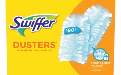 Dusters Refill, Fiber Bristle, Light Blue, 18/box