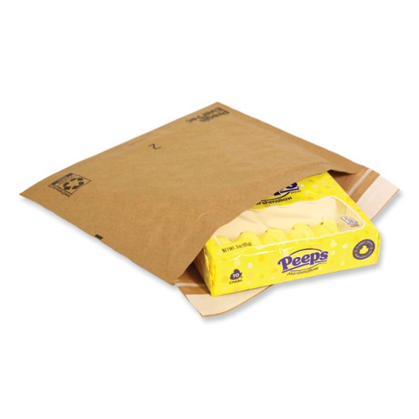 EverTec Curbside Recyclable Padded Mailer, #4, Kraft Paper, Self-Adhesive Closure, 14 x 9, Brown, 150/Carton - Image 5