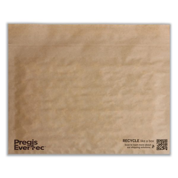 EverTec Curbside Recyclable Padded Mailer, #4, Kraft Paper, Self-Adhesive Closure, 14 x 9, Brown, 150/Carton - Image 2