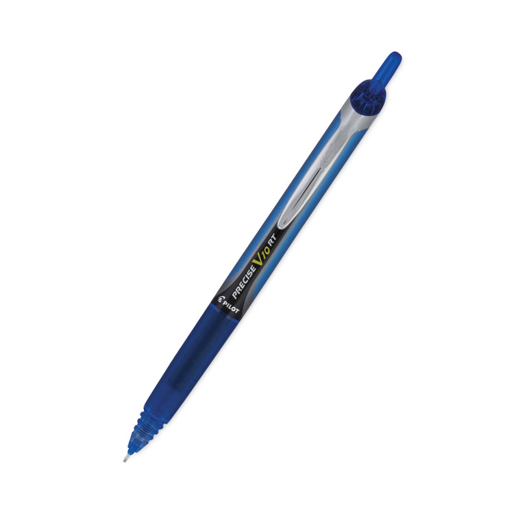 Precise V10rt Roller Ball Pen, Retractable, Bold 1 Mm, Blue Ink, Blue Barrel, Dozen - Image 4