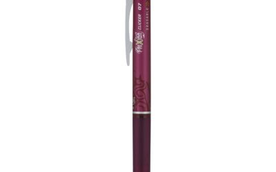 Frixion Clicker Erasable Gel Pen, Retractable, Fine 0.7 Mm, Burgundy Ink, Burgundy Barrel, Dozen