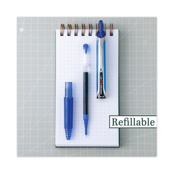 Precise V5rt Roller Ball Pen, Retractable, Extra-Fine 0.5 Mm, Blue Ink, Blue Barrel - Image 5