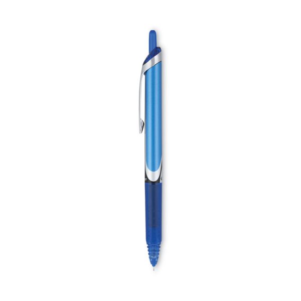 Precise V5rt Roller Ball Pen, Retractable, Extra-Fine 0.5 Mm, Blue Ink, Blue Barrel - Image 4