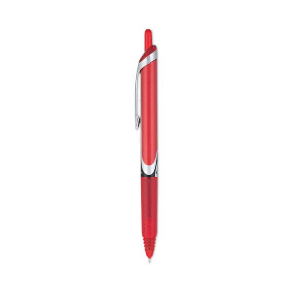Precise V5rt Roller Ball Pen, Retractable, Extra-Fine 0.5 Mm, Red Ink, Red Barrel - Image 3