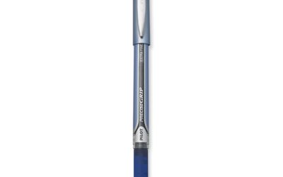 Precise Grip Roller Ball Pen, Stick, Extra-Fine 0.5 Mm, Blue Ink, Blue Barrel