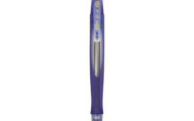 G6 Gel Pen, Retractable, Fine 0.7 Mm, Blue Ink, Blue Barrel