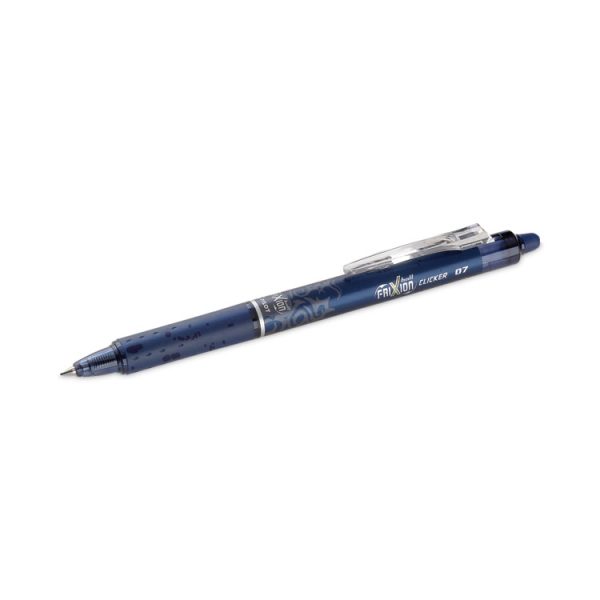 Frixion Clicker Erasable Gel Pen, Retractable, Fine 0.7 Mm, Navy Ink, Navy Barrel - Image 4