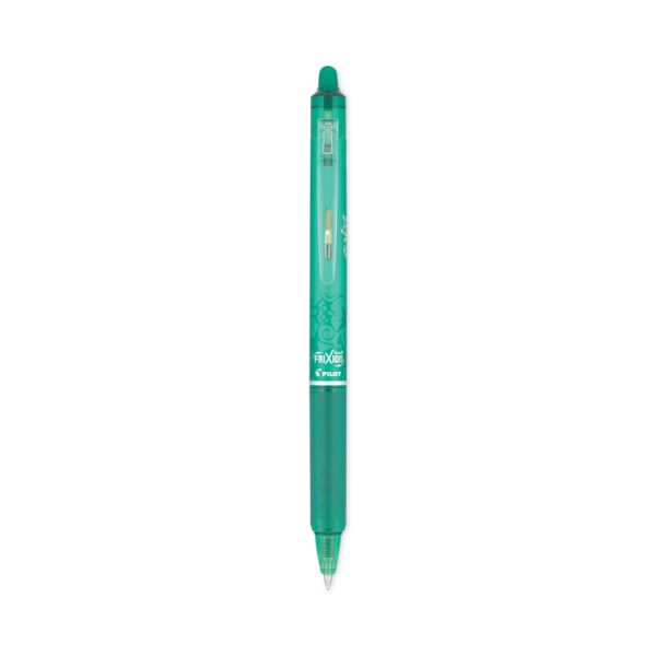 Frixion Clicker Erasable Gel Pen, Retractable, Fine 0.7 Mm, Green Ink, Green Barrel, Dozen - Image 5