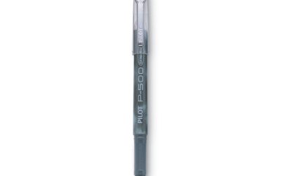Precise P-500 Gel Pen, Stick, Extra-Fine 0.5 Mm, Black Ink, Black Barrel, Dozen