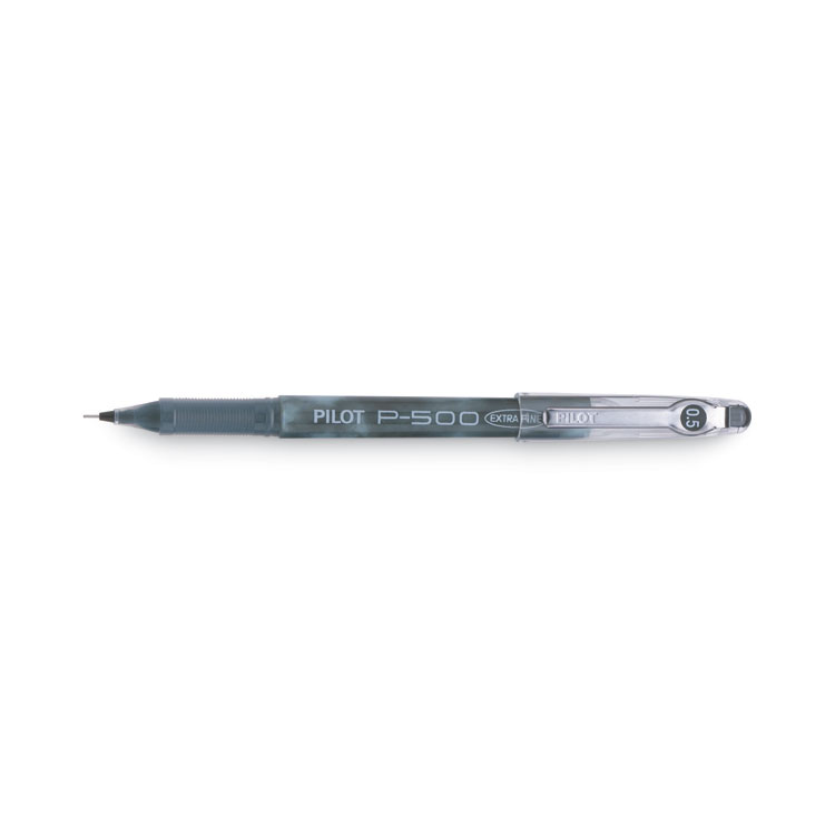 Precise P-500 Gel Pen, Stick, Extra-Fine 0.5 Mm, Black Ink, Black Barrel, Dozen - Image 3