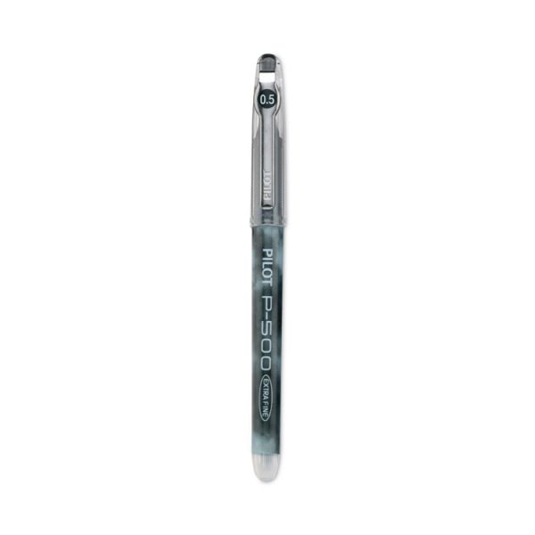 Precise P-500 Gel Pen, Stick, Extra-Fine 0.5 Mm, Black Ink, Black Barrel, Dozen - Image 5