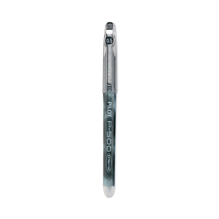 Precise P-500 Gel Pen, Stick, Extra-Fine 0.5 Mm, Black Ink, Black Barrel, Dozen - Image 5