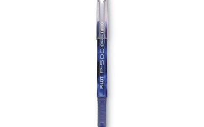 Precise P-500 Gel Pen, Stick, Extra-Fine 0.5 Mm, Blue Ink, Blue Barrel, Dozen