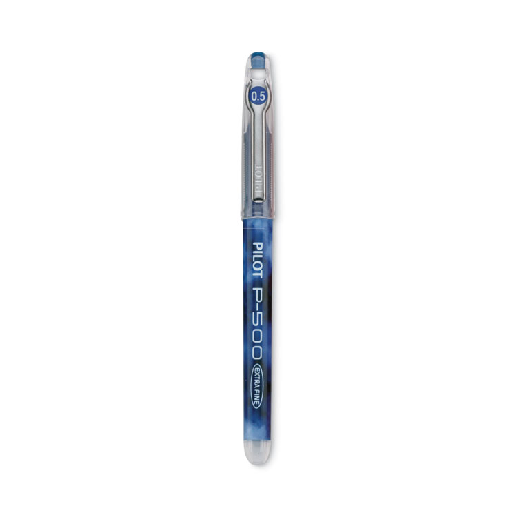 Precise P-500 Gel Pen, Stick, Extra-Fine 0.5 Mm, Blue Ink, Blue Barrel, Dozen - Image 5