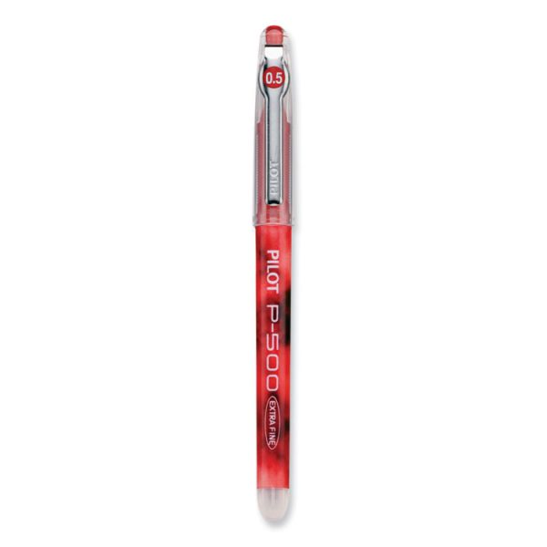 Precise P-500 Gel Pen, Stick, Extra-Fine 0.5 Mm, Red Ink, Red Barrel, Dozen - Image 3