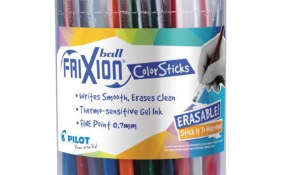 Frixion Colorsticks Erasable Gel Pen, Stick, Fine 0.7 Mm, Ten Assorted Ink And Barrel Colors, 36/pack