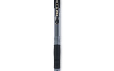 G2 Premium Gel Pen Convenience Pack, Retractable, Fine 0.7 mm, Black Ink, Smoke/Black Barrel, 36/Pack
