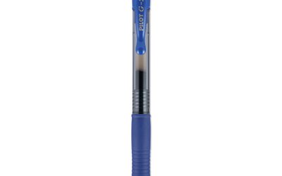 G2 Premium Gel Pen Convenience Pack, Retractable, Fine 0.7 mm, Blue Ink, Smoke/Blue Barrel, 36/Pack