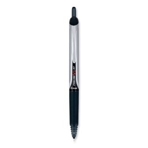 Precise V5rt Roller Ball Pen, Retractable, Extra-Fine 0.5 Mm, Black Ink, Black Barrel, 30/pack