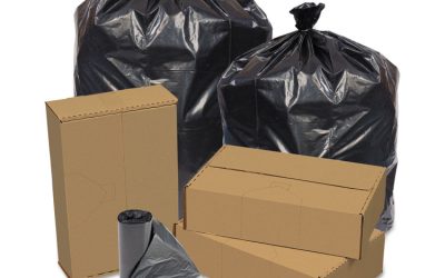 Eco Strong Can Liners, 45 Gal, 1.5 Mil, 40″ X 46″, Black, 100/carton