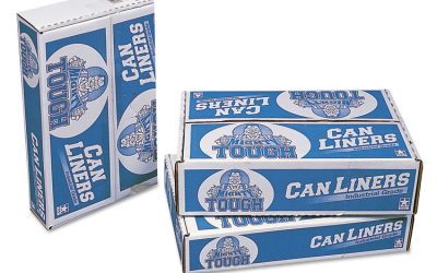 Linear Low Density Can Liners, 30 Gal, 0.75 Mil, 30″ X 36″, White, 200/carton