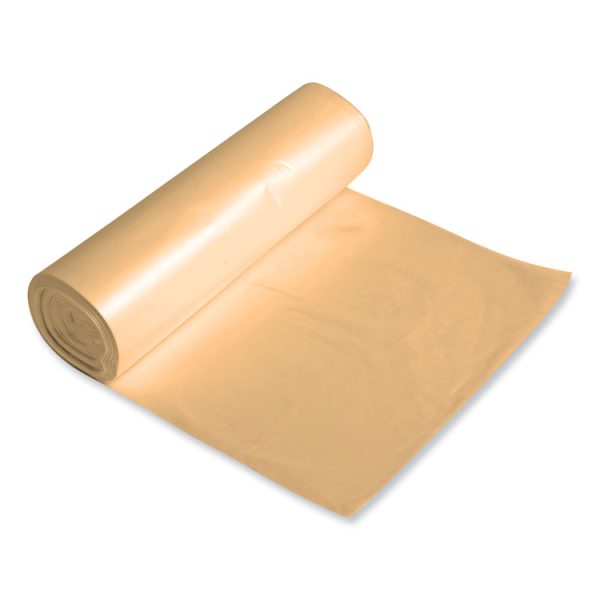 Can Liner, 16 gal, 0.35 mil, 32" x 24", Buff, 500/Carton - Image 4
