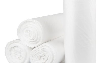 Eco Strong Plus Can Liners, 33 gal, 13 mic, 33 x 39, Natural, 250/Carton