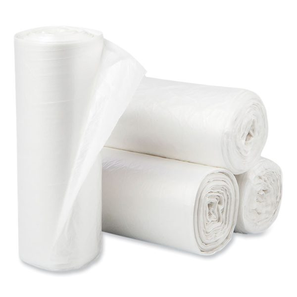 Eco Strong Plus Can Liners, 60 gal, 16 mic, 38 x 58, Natural, 200/Carton - Image 2