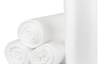 Eco Strong Plus Can Liners, 60 gal, 16 mic, 38 x 58, Natural, 200/Carton