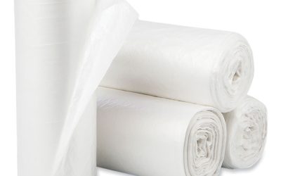 Eco Strong Plus Can Liners, 40 gal, 16 mic, 40 x 46, Natural, 250/Carton