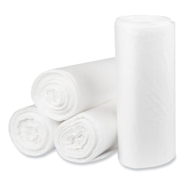 Eco Strong Plus Can Liners, 33 gal, 1 mil, 33 x 39, Natural, 150/Carton - Image 4