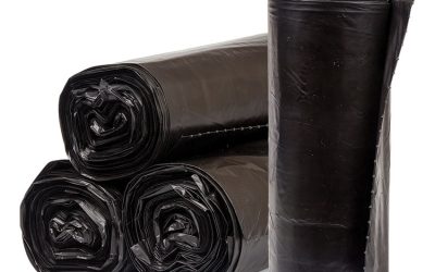 Eco Strong Plus Can Liners, 60 gal, 1.35 mil, 38 x 58, Black, 100/Carton