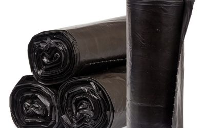Eco Strong Plus Can Liners, 40 gal, 1.35 mil, 40 x 46 Black, 100/Carton